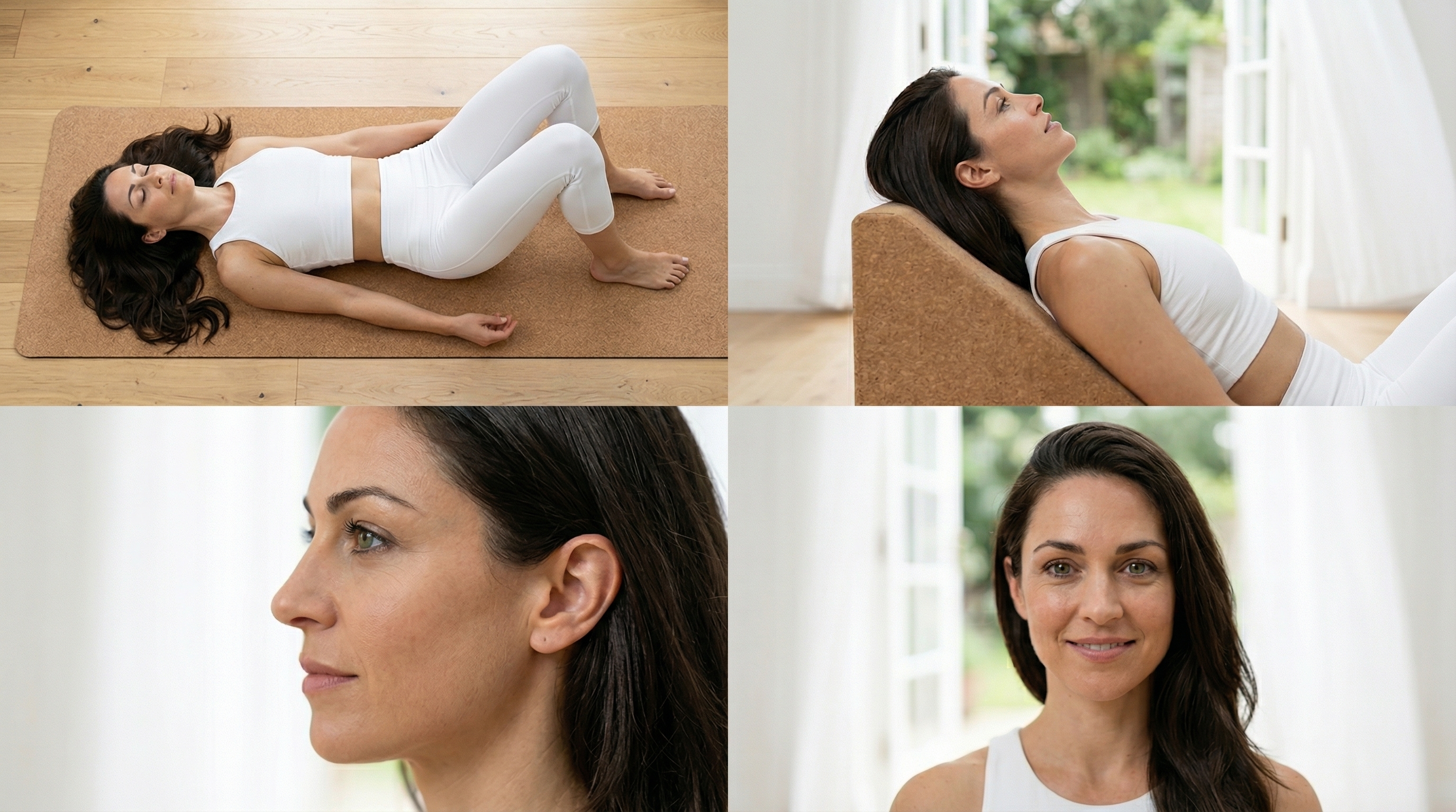 Somatic exercises collage